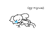 had another fricking migraine last night
