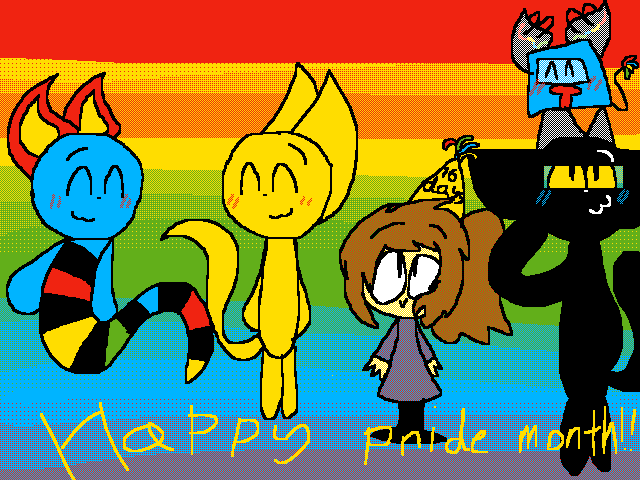 Happy pride month! (16 days until my birthday!)