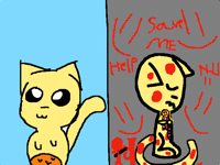 Make lily scary!