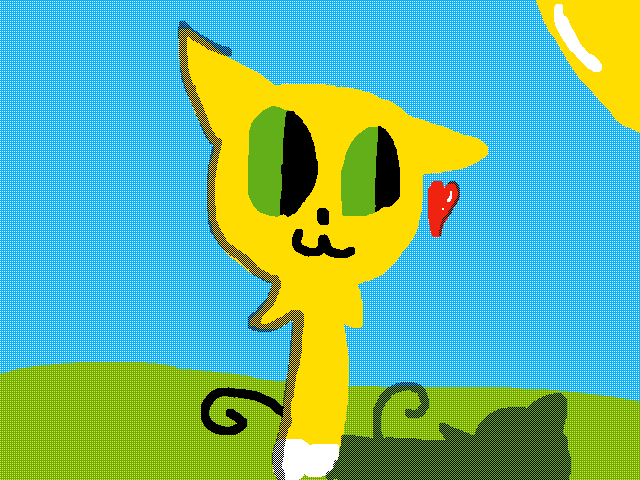 My try on lineless art :3