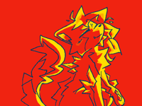 red wolf ascends to heaven