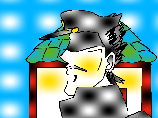 Jotaro walking