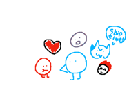 Ship Whiteboard art >:3