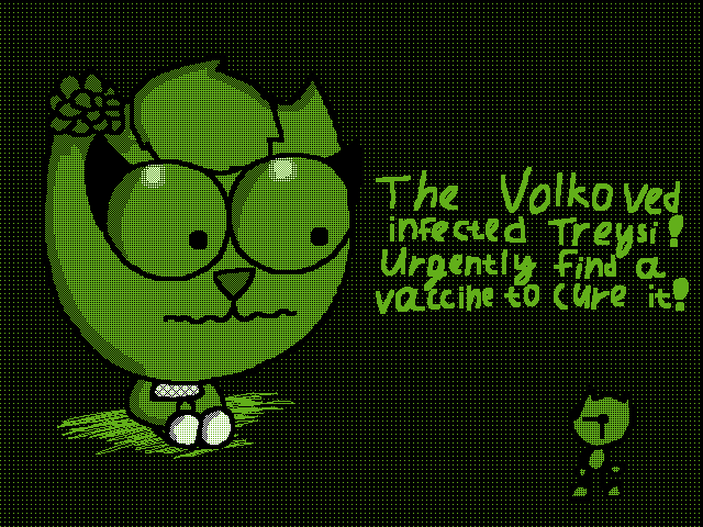 Loading screen. Volkoved horror game boy