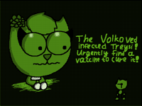 Loading screen. Volkoved horror game boy
