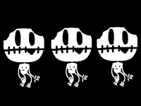 Spooky scary skeletons