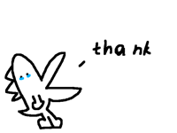 Yoshi says thank you