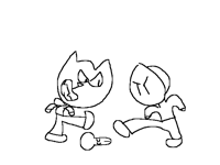 Who is beaten by Samenrr and Snowball?