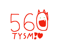 560 followers!!! WHAT A GREAT TAIL?! TYSM!
