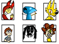 Give me six characters to make fanart of! "Closed"
