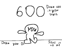 600 followers collab! "Again"