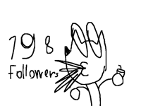 198 followers!!!!! Thank