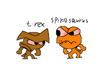 Epic dinosaurs battle