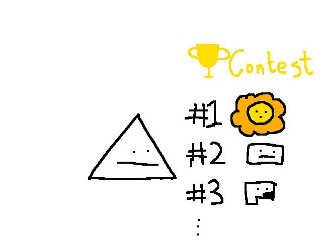 Lion in contest