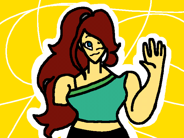 A girl without an arm
