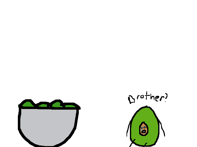 Bowl of guac super poor quality