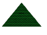 The suspicious green pyramid
