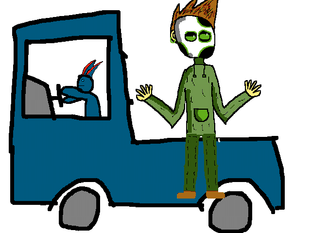 Draw yourself on the back