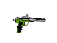 Silent pistol