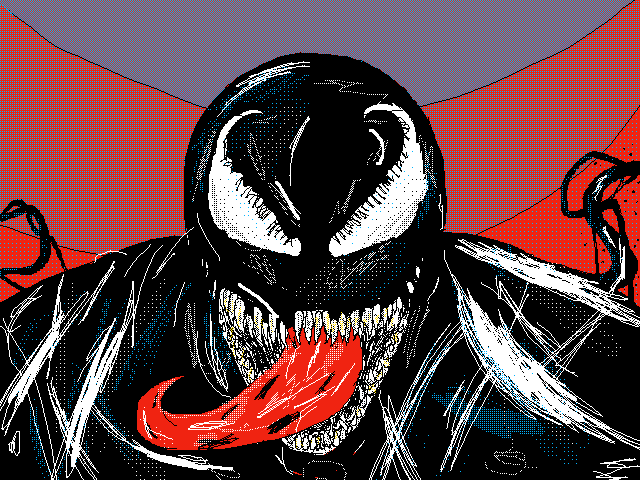 Venom with background