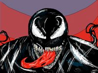 Venom with background