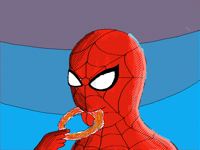 Cursed Spider-Man with background