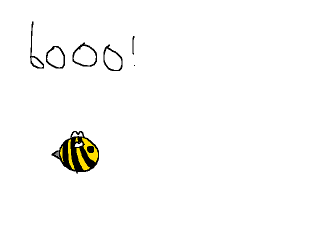 Poor bee happy flip book