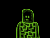 Glitchy Neon me