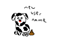 New user name