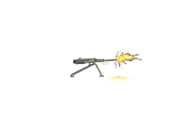 M2 Browning Muzzle Flash Test