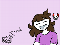 tried to draw Jaiden Animation’s Persona :P