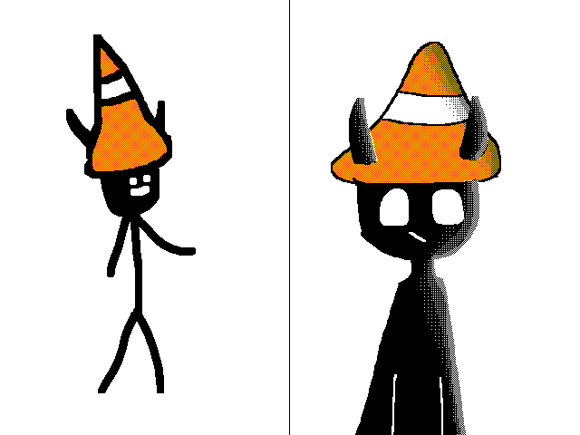 Draw cone boy in your style!