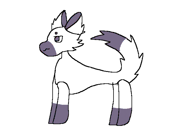 Tried to draw a wolf