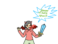 My OC is mad at me
