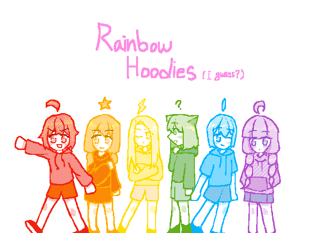 Rainbow Hoodies