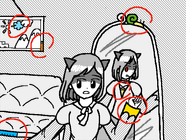 Can you find these things?(answer)