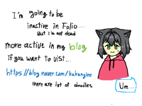 I think I'll be active again! In my blog..