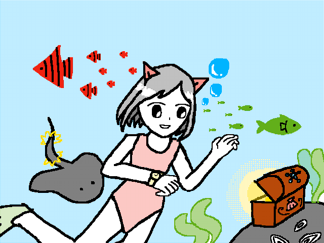 In the sea(little_bear's tip)