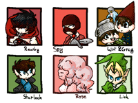 6 characters thingy