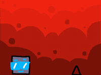 Geometry dash with @kerokero’s background
