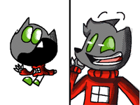 I drew him in my style! @wolf_volkoved