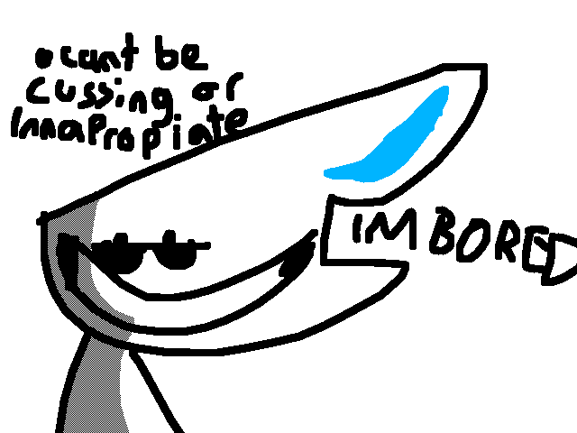I draw the first thing someone comments