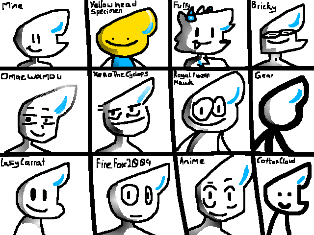 Me in different styles because am poopy