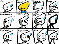 Me in different styles because am poopy