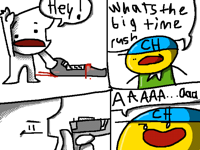 Comic collab @memeychad