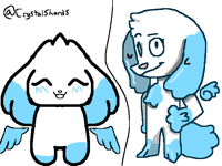 Draw ur own version of tiny crystal