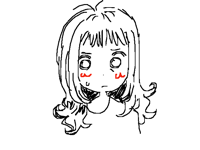 I cut my bang..