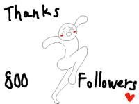 Thanks 800follwers!!!