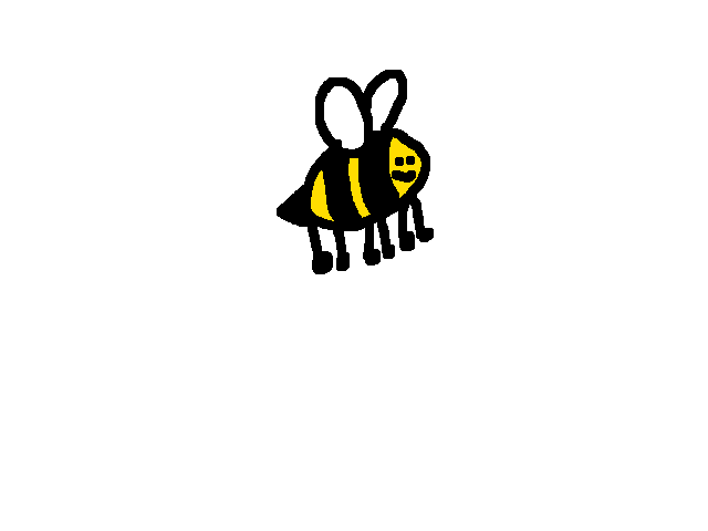 Squashed bee