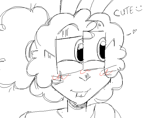 I love it when he does his hair in a ponytail